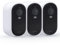 Arlo Essential 2 Akku Überwachungskamera Aussen WLAN, Kabellos, 2K HD Video, Farbnachtsicht, Bewegungsmelder, Sirene, 2-Wege Audio, Smart Home + Arlo Secure Plan Testzeitraum, 3er Set, Weiß