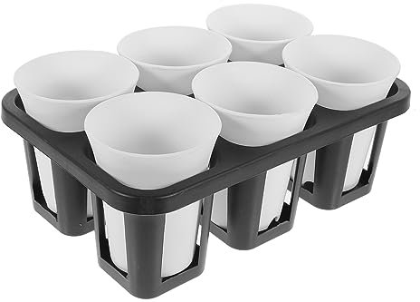 VANZACK 1 Jeu Support Pot de Fleurs bac de Culture Jardiniere Contenant de Culture tarière de Plantation bac pour semoir Plante Pot de Accessoires garderie récipient Plastique