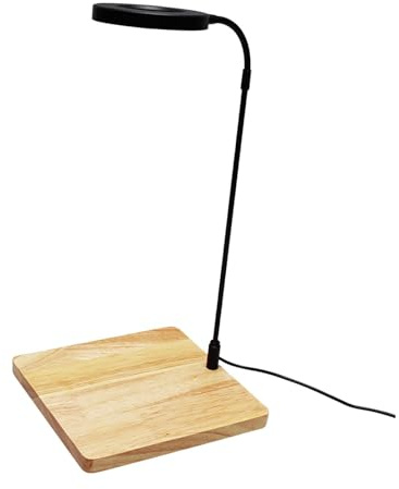 Sharplace LED-Aquarium-Licht, Pflanzenlicht mit Ständer, Wasserpflanzen-Lampe, tragbar, USB-betrieben, mit Platine für die Dekoration von Süßwassertanks im, 17 cm x 18.5 cm großes Brett