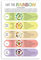 5M BOX Poster Eat the Rainbow, ungerahmt, Poster für gesunde Ernährung, Vitamin- und Mineraliendiagramm, Wandkunst, Ernährungsposter für Klassenzimmer, Regenbogen-Küchen-Wanddekoration, Schulanfang