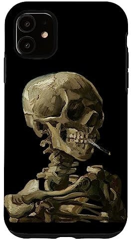 iPhone 11 Vincent van Gogh Skull of a Skeleton with Burning Cigarette Case