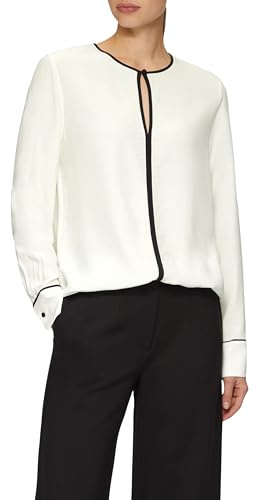 s.Oliver BLACK LABEL Women's 2158545 Blouse with Contrast Details