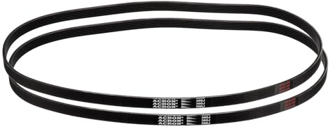 QUARKZMAN 2 Stück 360J6 PJ Keilrippenriemen 6 Rippen 36(914,4mm) Länge x 0,55(14,04mm) Breite x 0,14(3,124mm) Höhe EPDM Poly V Riemen Keilriemen Flachriemen Antriebsriemen Für Rasenmäher
