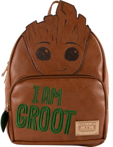 Cerdà Marvel Guardians of the Galaxy Rucksack - Kunstleder - Groot-Motiv - Braun