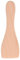 Wooden Pan Scoop - Natural Beech Scraper Spatula, Accessory Compatible with SEB, Tefal and Others, Ideal for Raclette, Grill and Wok (1)