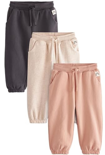 NEXT Mädchen Jogginghosen, 3er-Pack