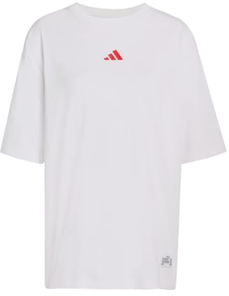 adidas Women's MINI Embroidery Oversized Graphic T-Shirt