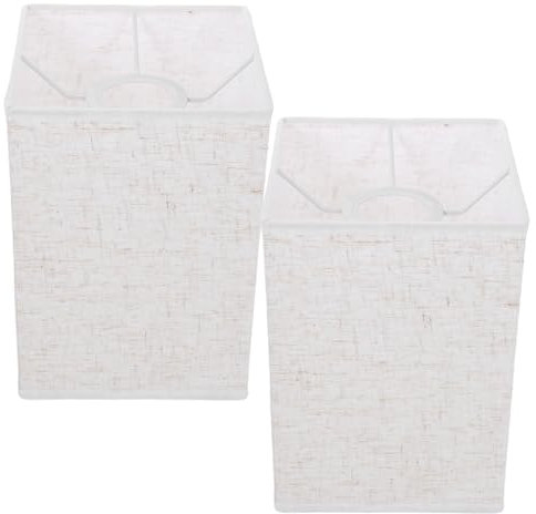 Operitacx 2 Piezas pantalla cuadrada pantalla de lámpara rectangular de lino pantalla de lámpara para la lámpara de noche gris pantalla de repuesto de lino pantallas de lámpara de mesa Caqui