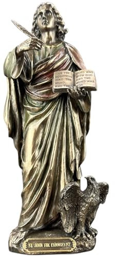 57 SPECIAL REPLICAS Skulptur Deko Figur - DER HEILIGE Johannes DER APOSTEL - Figur als Geschenk für Wohnzimmerdekoration Figuren Deko