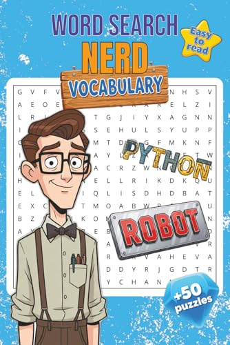 Nerd Word Search Puzzle Book: Word Searches with Easy-to-Read Print about Nerd culture and more - Test Your Nerd IQ with these puzzle challenges – 6x9 ... – 50+ Puzzles – Perfect Gift – For Everyone