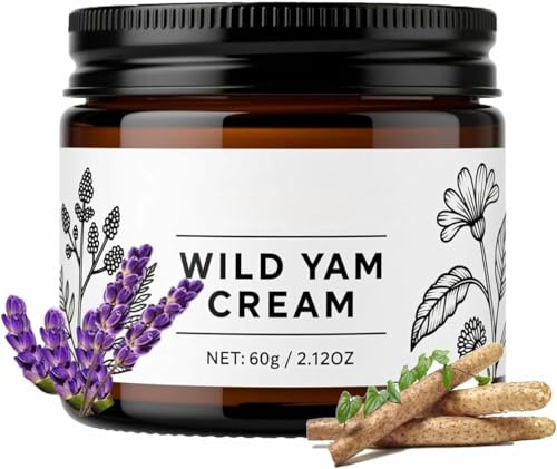Wild Yam Cream, Soothing Plant-Based Moisturizer, Moisturizing Body Cream With Vitamin E Aloe Vera, Face & Body for Dry Skin,1pc