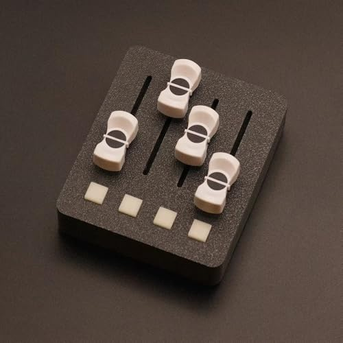Controller MIDI EM-PO2, 4 fader e 4 tasti per controllo DAW, per produzione musicale e streaming