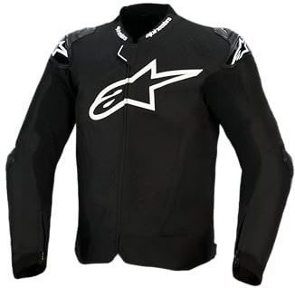 Alpinestars T-GP Air perforierte Motorrad Textiljacke, schwarz, S