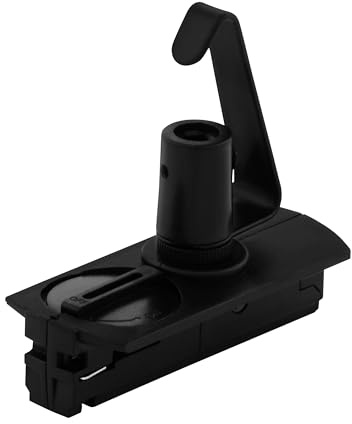 EGLO Zubehör Tb Adapter Zubehör Schienensystem | Track Pro Kunststoff in schwarz