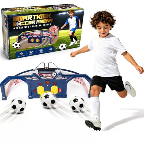 YYSWSAKY Fußball Geschenke Jungen, Fußball Spielzeug Kinder, 3 Modi, Punktesystem, für Garten Indoor Outdoor, Fussball Training Spiele, Geburtstag Weihnachten Geschenke für Kinder ab 6 7 8 9 10