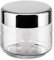 Alessi AKK35 GIROTONDO Küchendose aus Glas mit abgedichtetem Deckel aus Edelstahl, Ã˜ 8,3cm, H 28cm, Rot