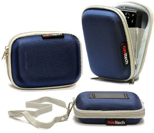 Housse étui Navitech (bleu) appareil photo numérique compatible avec Samsung WB30F / ST150F / DV150F / ST200F / DV151F / ST72 / ST77 / DV300F / WB750 / WB700 / WB210 / T96 / ST95 / ST93 / ST700 / ST66 / ST65 / ST6500 / ST30 / PL210 / PL20 / PL170 / PL120 / MV800 / ES90 / ES80 / MV900F / SH100