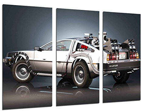 Wandbild - Zurück in die Zukunft, Kino, 97 x 62 cm, Holzdruck - XXL Format - Kunstdruck, ref.26347