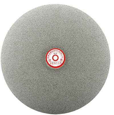 sourcingmap 300mm 12-inch Grit 100 Diamond Coated Flat Lap Disk Wheel Grinding Sanding Disc