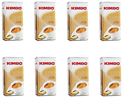 8x Kimbo GOLD MEDAL Aroma Ground Italian Coffee Espresso 250g
