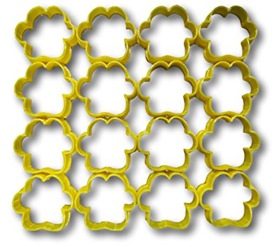 40,6 x 3,8 cm tamaño pata de perro Multi cortador de galletas