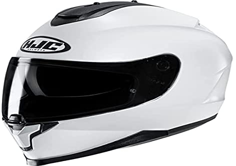 Motorradhelm HJC C70 Weiss Perle/Pearl White, Weiss, L