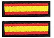 Parche Bordado Bandera España Rectangular 5cm Para Planchar o Coser