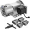 VEVOR CNC Rotational Rotary Axis 4-Jaw Chuck 100mm Hollow Shaft 4th Axis Rotary Axis Tailstock CNC Router Engraver Machine