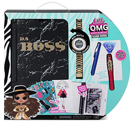L.O.L. Surprise! O.M.G. Fashion Journal Da Boss Electronic Password Journal with Watch