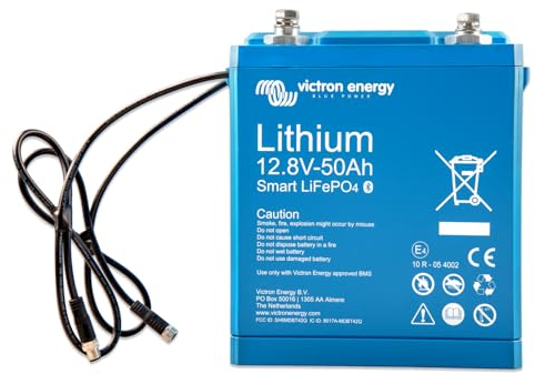 Victron Energy Smart Batterie au lithium LiFePO4 12,8 volts 50 Ah