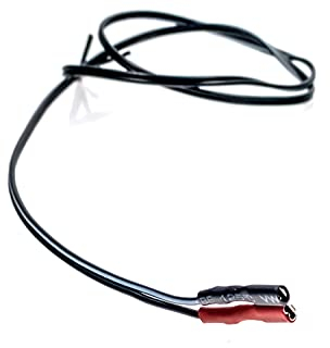 Fahrrad Lichtkabel 2-adrig Doppelkabel 600 mm Klemmschuh