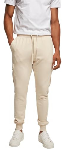 Urban Classics Herren Fitted Cargo Sweatpants softseagrass, XL