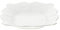 Hervit Plato de porcelana blanca con relieve, 22 x 22 cm, Hervit28575