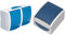 Busch-Jaeger BUSC 20/2 EBW-53 2fach waagerecht Ocean Schuko Steckdose & 20EW-53 SCHUKO Steckdose mit Klappdeckel grau/blaugrün 20 EW-53, 83x74x55