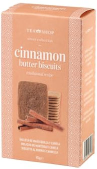 TEA SHOP - Galletas de Canela 75g - Receta Tradicional Holandesa - Para acompañar té, infusiones o café