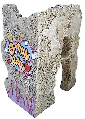 Aspinaworld Dekofigur, Graffiti Mauer Figur 15 cm, Wohnzimmer Deko, Kinderzimmer Deko