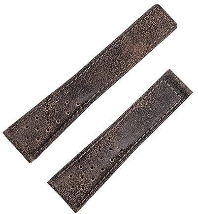 HEPUP Für TAG Für HEUER Strap MONACO CARRERA Handgelenk Band Mattiert Kalbsleder Qualität Leder Uhrenarmband Armband 22mm Uhrenarmband, 22mm with Logo, Achat