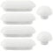Rumyve Clean Toilet Cushion, Universal Noise Damping Bumper (White)