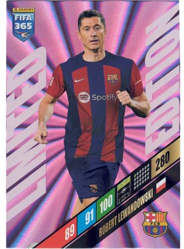 Panini FIFA 365 Karten 2024 - Trading Cards - Sammelkarten - Limited Edition Card - Auswahl (Limited Edition Card - Robert Lewandowski)