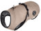 HUNTER Hundemantel Uppsala, Farbe: Taupe, 2in1 Design mit herausknüpfbarem Innenfutter, wasserabweisend, reflektierende Paspeln, geschlossene Bauchseite, optimaler Sitz, Größe: 47,5