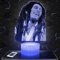 Nachttischlampe - Touch-Nachtlicht B.Marley 3D-LED-Lampe Illusion, Geschenkidee Weihnachten Geburtstag Junge und Mädchen Nachttischlampe Kinder- oder Erwachsenenzimmer TOP