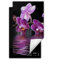 SMTDeco herdabdeckplatte Induktionsmatte herdabdeckung ceranfeld abdeckplatten für ceranfelder induktionskochfeld schutzmatte 30x52 cm Blumen Schwarz