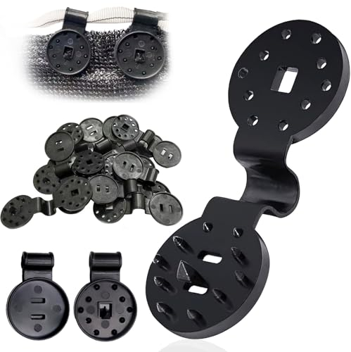60 Pcs Clips pour Toile d'Ombrage Clip Spécial avec Œillet Clips De Fixation pour Toile d'Ombrage Clips Plastique pour Toile Ombrage Clips De Fixation Traités Anti-UV pour Filet,Clôture,d'Ombrage