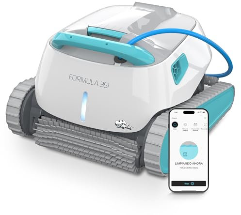 Dolphin Formula 35i Robot limpiafondos automático para Piscinas enterradas de 12m - Sube Paredes - Escaneo Inteligente