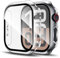 LK 2 Pezzi Cover per Apple Watch Series 10 42mm, Vetro Temperato Cover Custodia per Apple Watch Series 10 42mm, [Durezza 9H] [HD Clear][Senza Bolle] [Anti-Graffio]-clear