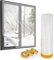 fowong Film Isolant Thermique Fenêtre 1.6m*10m - Joint Fenêtre Anti-Froid & Isolation Phonique Porte - Joint Porte - Pour Résidences & Appartements - Matériel POF
