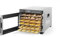 HENDI Essiccatore alimentare, con 6 griglie, per l’essiccazione di frutta, verdura e carne, timer, intervallo di temperatura da 35º a 75ºC, 230V/600W, 340x450x(H)311mm, acciaio inossidabile