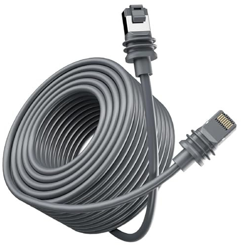 DEWIN Cable Starlink Gen 3, 15M Starlink Cable Para Starlink Gen 3 Cable Starlink Starlink Cable para Starlink Satélite V3,Velocidad de transmisión: 1200 Mbps (15M)