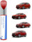 PARTS4EV 8T8T/F3K Corrida Stylo de retouche rouge compatible avec Skoda Corrida Corri