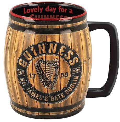 Shamrock Gift Company Guinness Barrel Effect Mug (430ml)